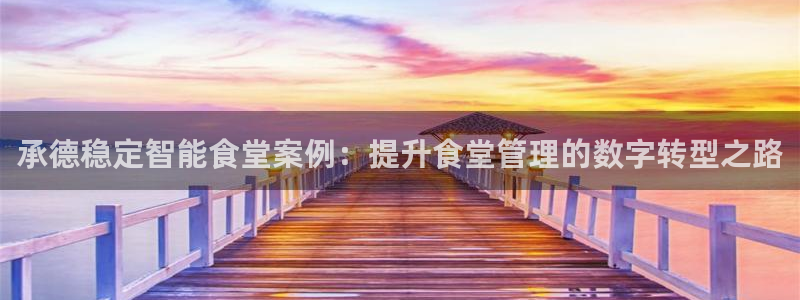 尊龙凯时网站网址：承德稳定智能食堂案例：提升食堂管理的数字转