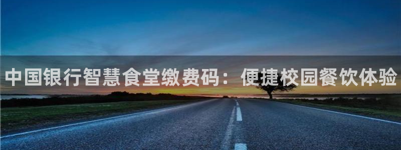 凯时旗舰厅App下载：中国银行智慧食堂缴费码：便捷校园餐饮体